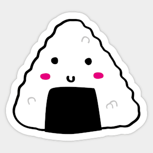 Onigiri Happiness: A Bite-Sized Delight Sticker